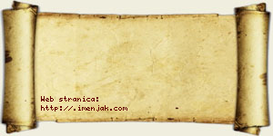 Nina Bajagić vizit kartica